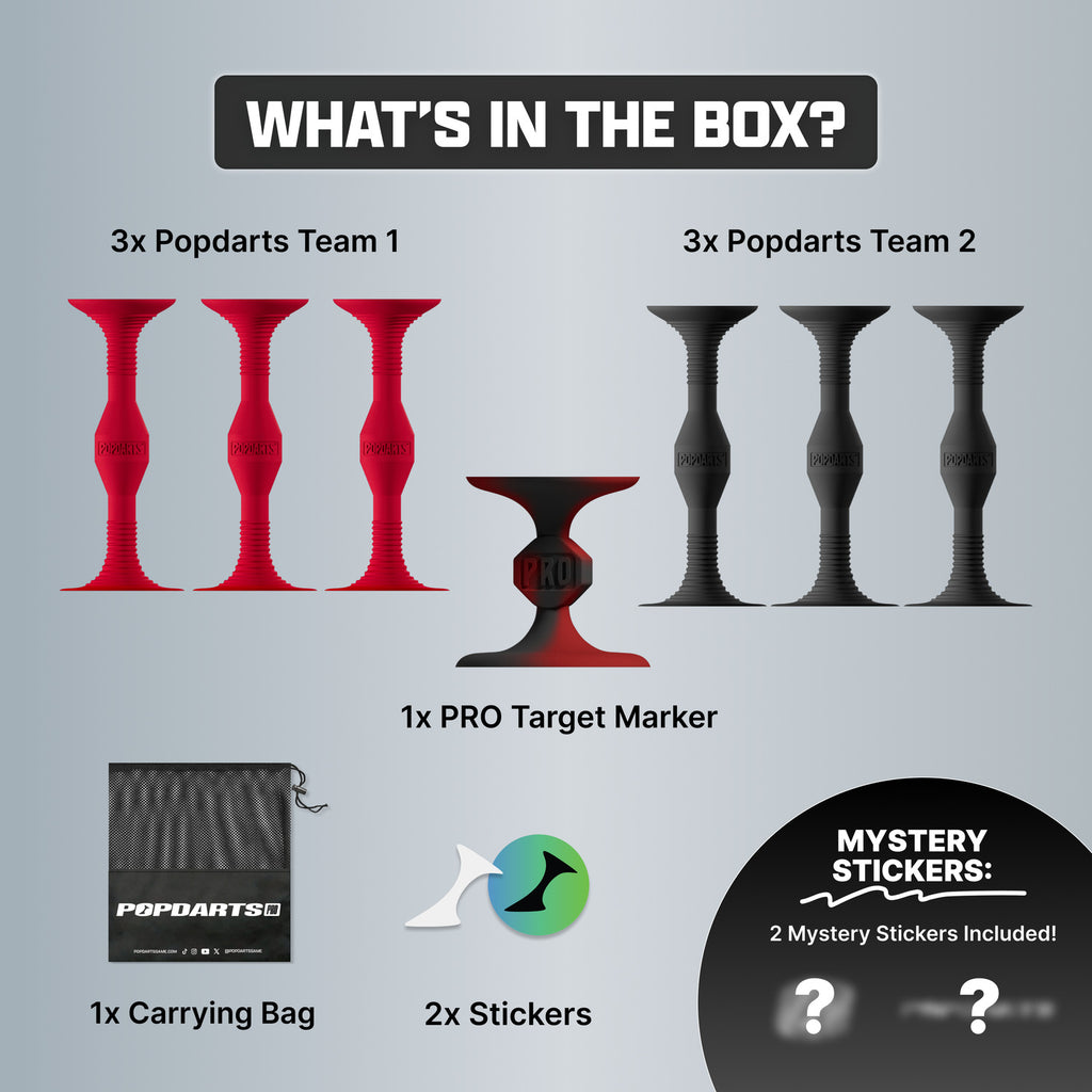 Popdarts Pro Pack - Red & Black