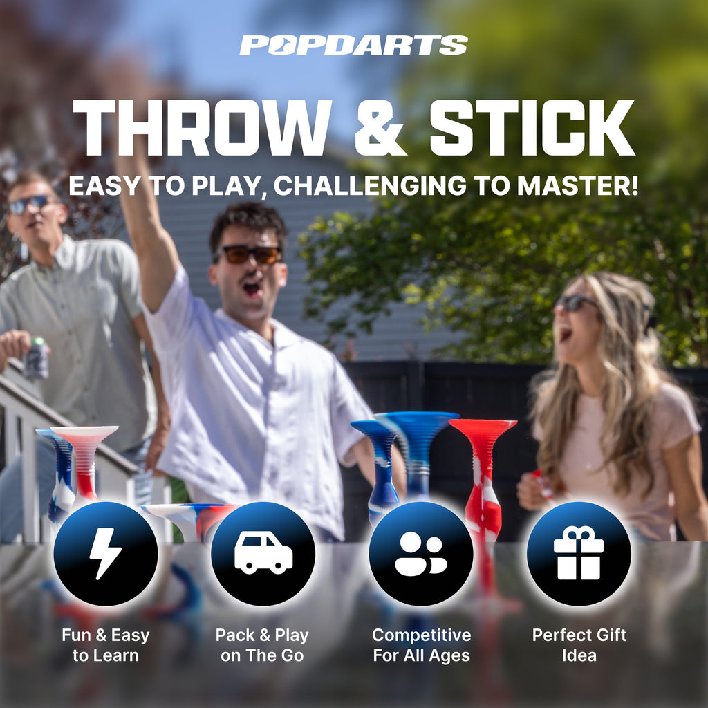 Popdarts Pro Pack - Red & Black