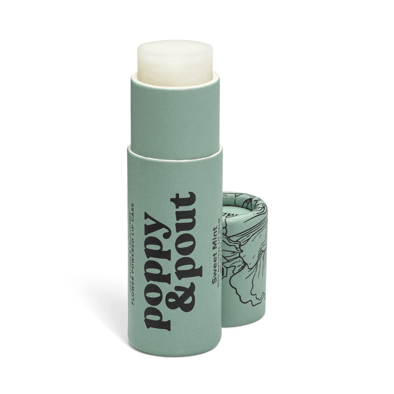 Poppy & Pout 12. HARDGOODS - CAMP|HIKE|TRAVEL - SKIN CARE Hydrating Lip Balm SWEET MINT