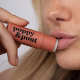 Poppy & Pout 12. HARDGOODS - CAMP|HIKE|TRAVEL - SKIN CARE Hydrating Lip Balm POMEGRANATE PEACH