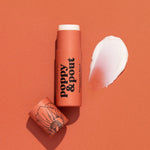 Poppy & Pout 12. HARDGOODS - CAMP|HIKE|TRAVEL - SKIN CARE Hydrating Lip Balm POMEGRANATE PEACH