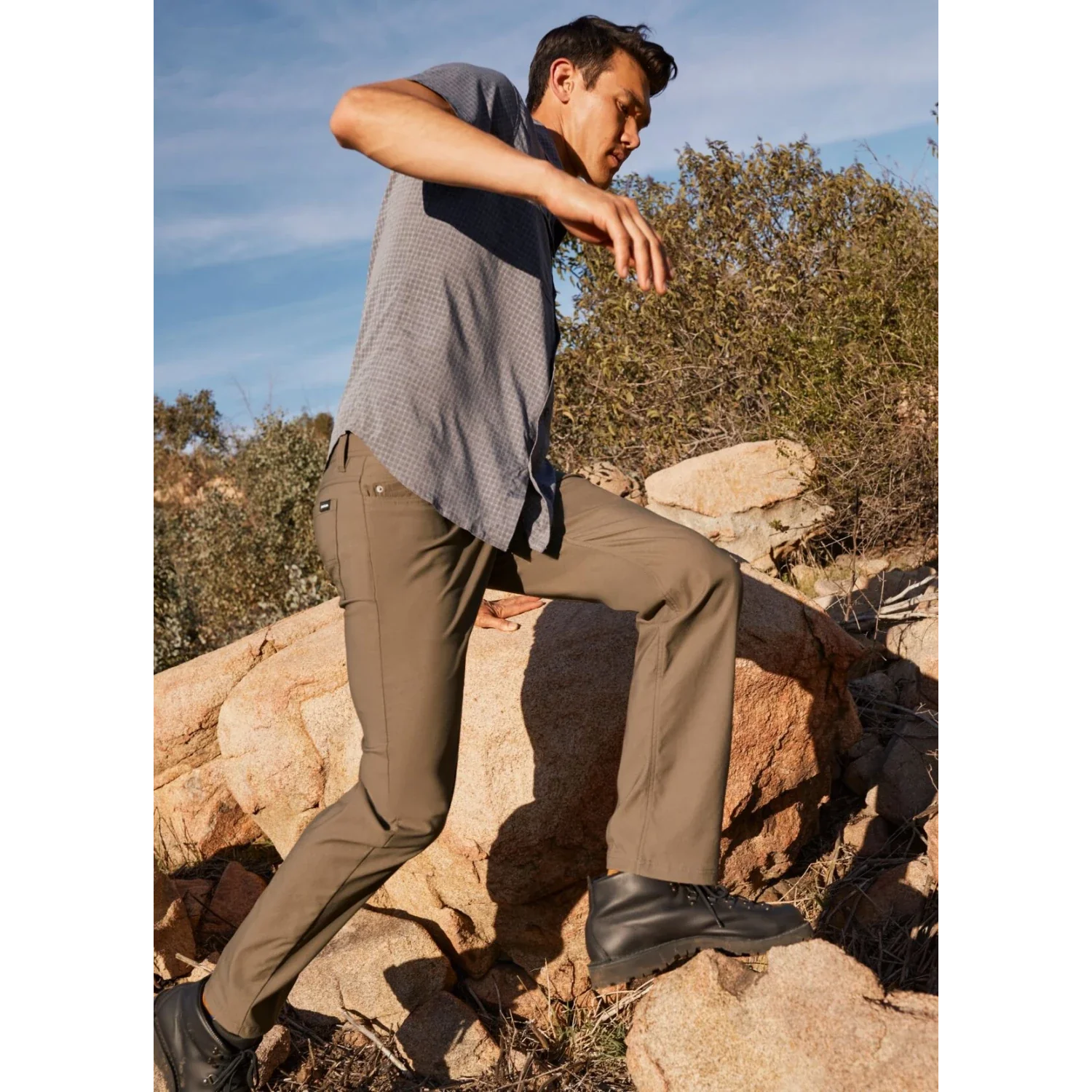 Prana 01. MENS APPAREL - MENS PANTS - MENS PANTS ACTIVE Men's Brion Pant II 201 MUD