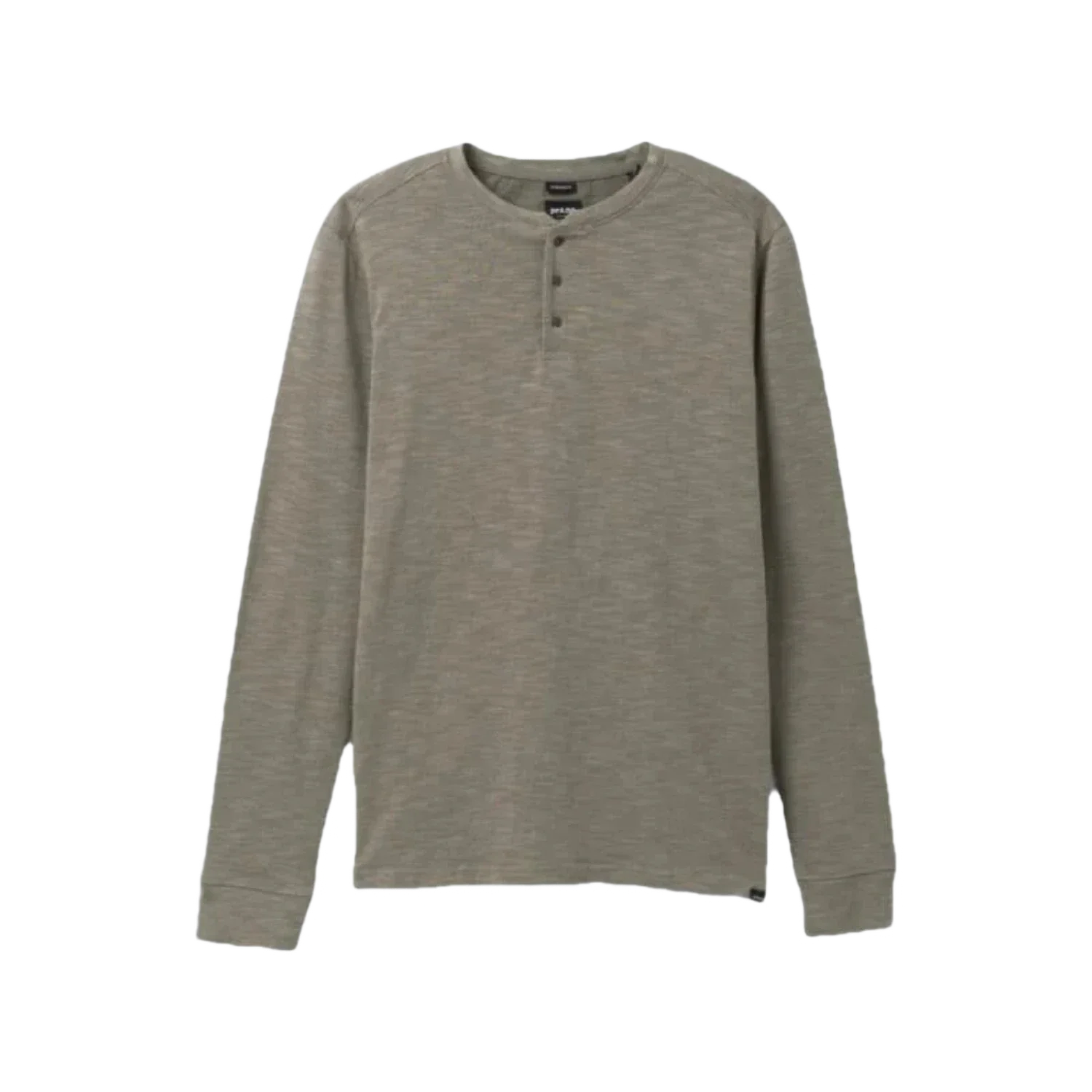 Prana 01. MENS APPAREL - MENS LS SHIRTS - MENS LS CASUAL Men's Ronnie Henley ll 300 RYE GREEN HEATHER