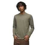 Prana 01. MENS APPAREL - MENS LS SHIRTS - MENS LS CASUAL Men's Ronnie Henley ll 300 EUCALYPTUS HEATHER