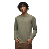 Prana 01. MENS APPAREL - MENS LS SHIRTS - MENS LS CASUAL Men's Ronnie Henley ll 300 EUCALYPTUS HEATHER