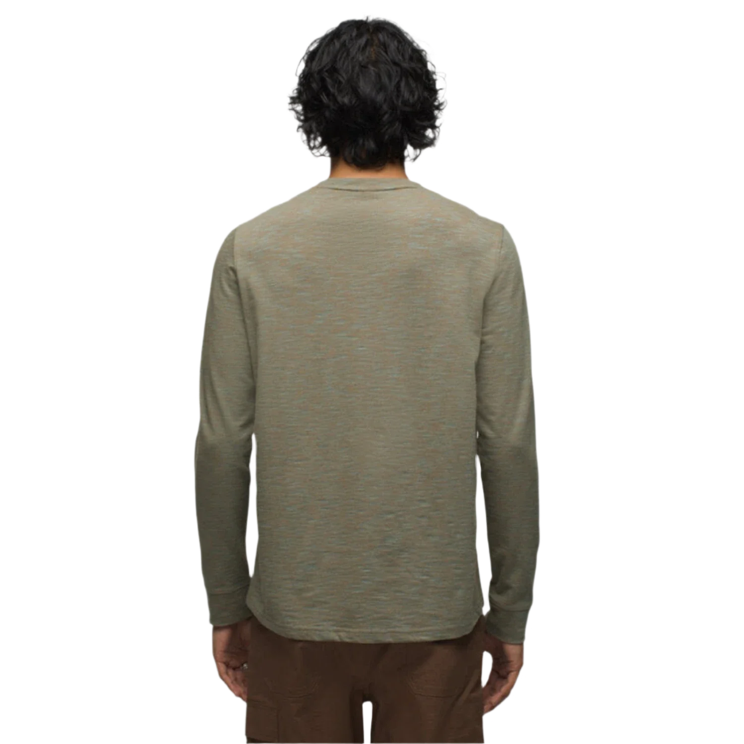 Prana 01. MENS APPAREL - MENS LS SHIRTS - MENS LS CASUAL Men's Ronnie Henley ll 300 EUCALYPTUS HEATHER