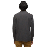 Prana 01. MENS APPAREL - MENS LS SHIRTS - MENS LS CASUAL Men's Ronnie Henley ll 400 DARK SKY HEATHER