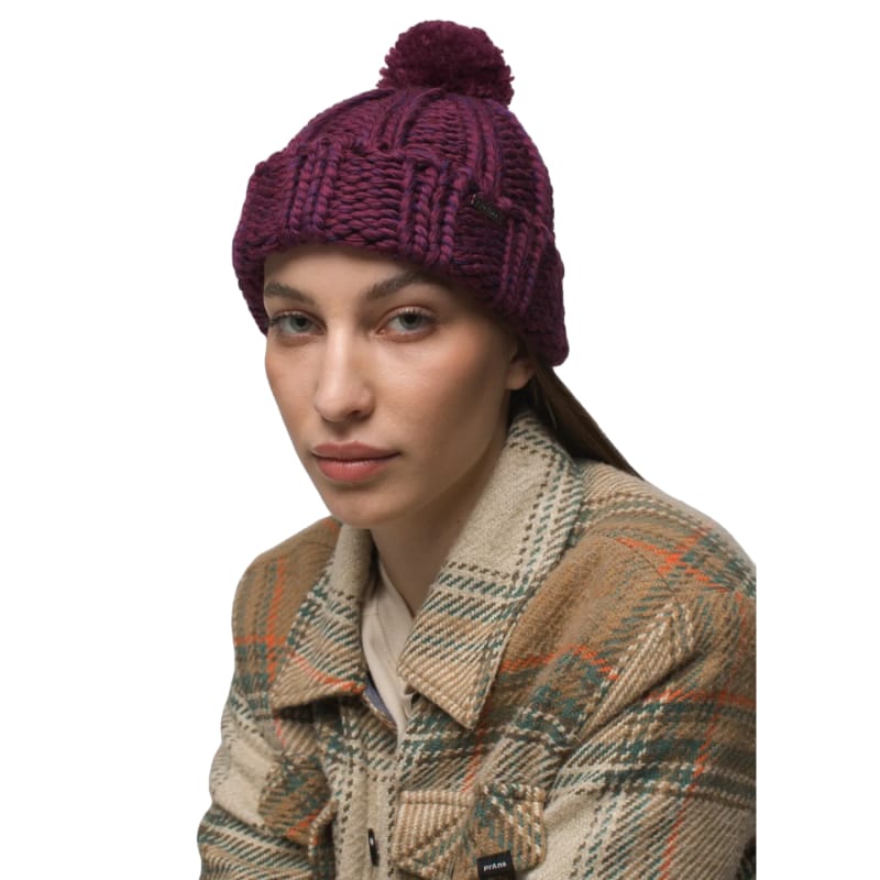 Prana 20. HATS_GLOVES_SCARVES - WINTER HATS Snow Crystal Beanie 500 MULBERRY O/S