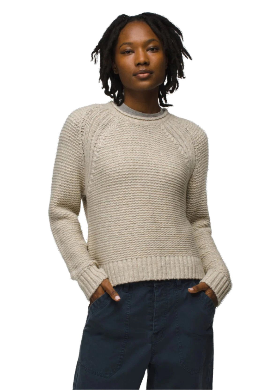 Prana 02. WOMENS APPAREL - WOMENS HOODIES|SWEATERS - WOMENS PO SWEATERS Women's Cades Cove Sweater 250 OATMEAL