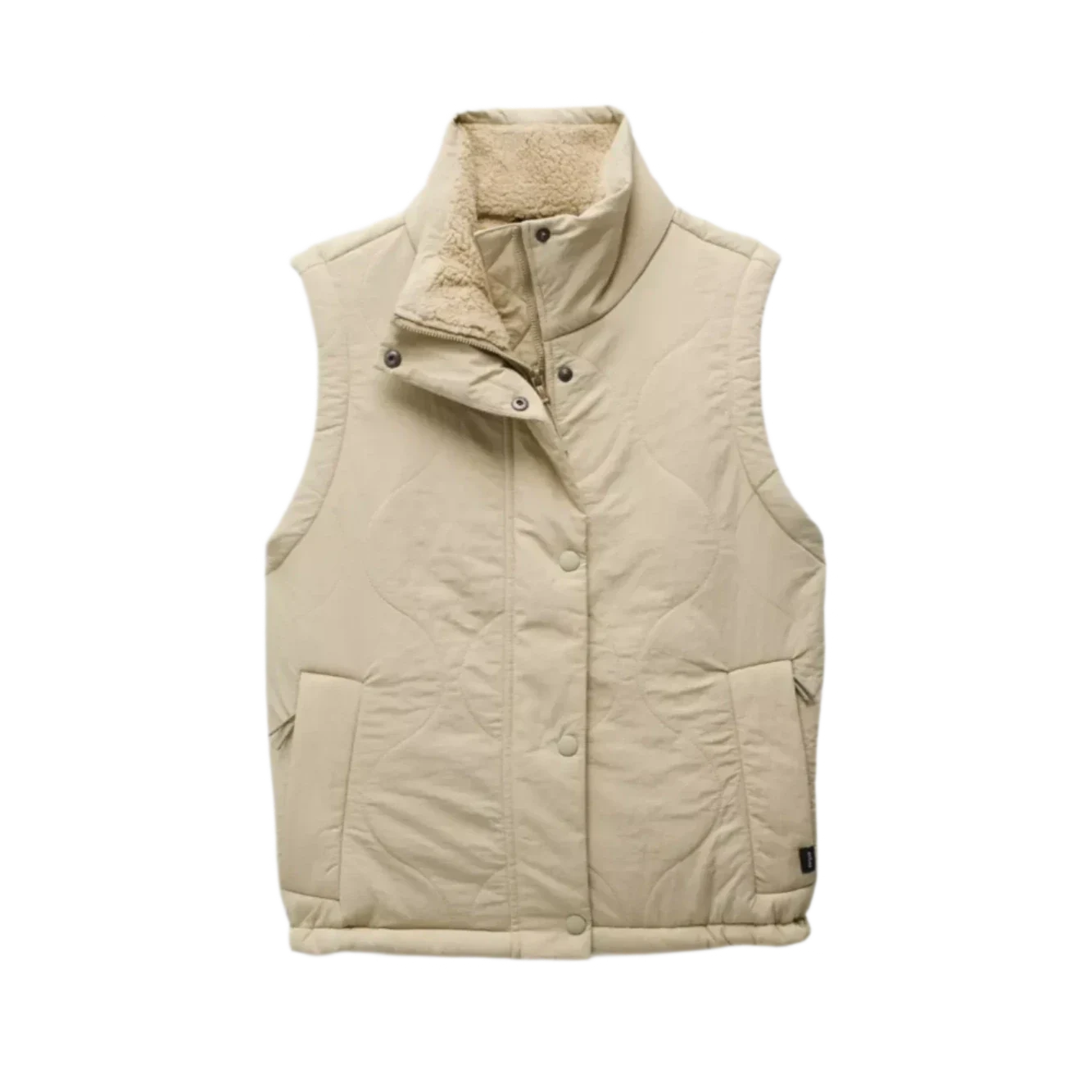 Prana 02. WOMENS APPAREL - WOMENS VEST - WOMENS VEST INSULATED Women's Encinitas Vest 250 SANDSTONE