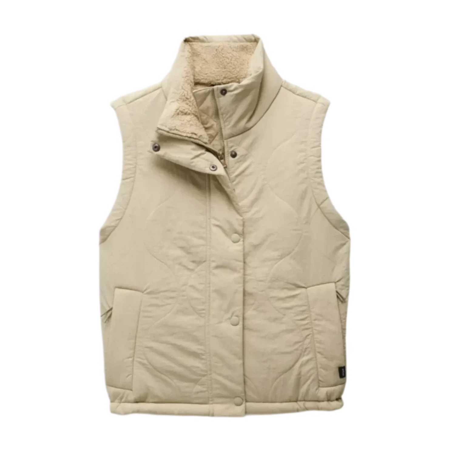 Prana 02. WOMENS APPAREL - WOMENS VEST - WOMENS VEST INSULATED Women's Encinitas Vest 250 SANDSTONE