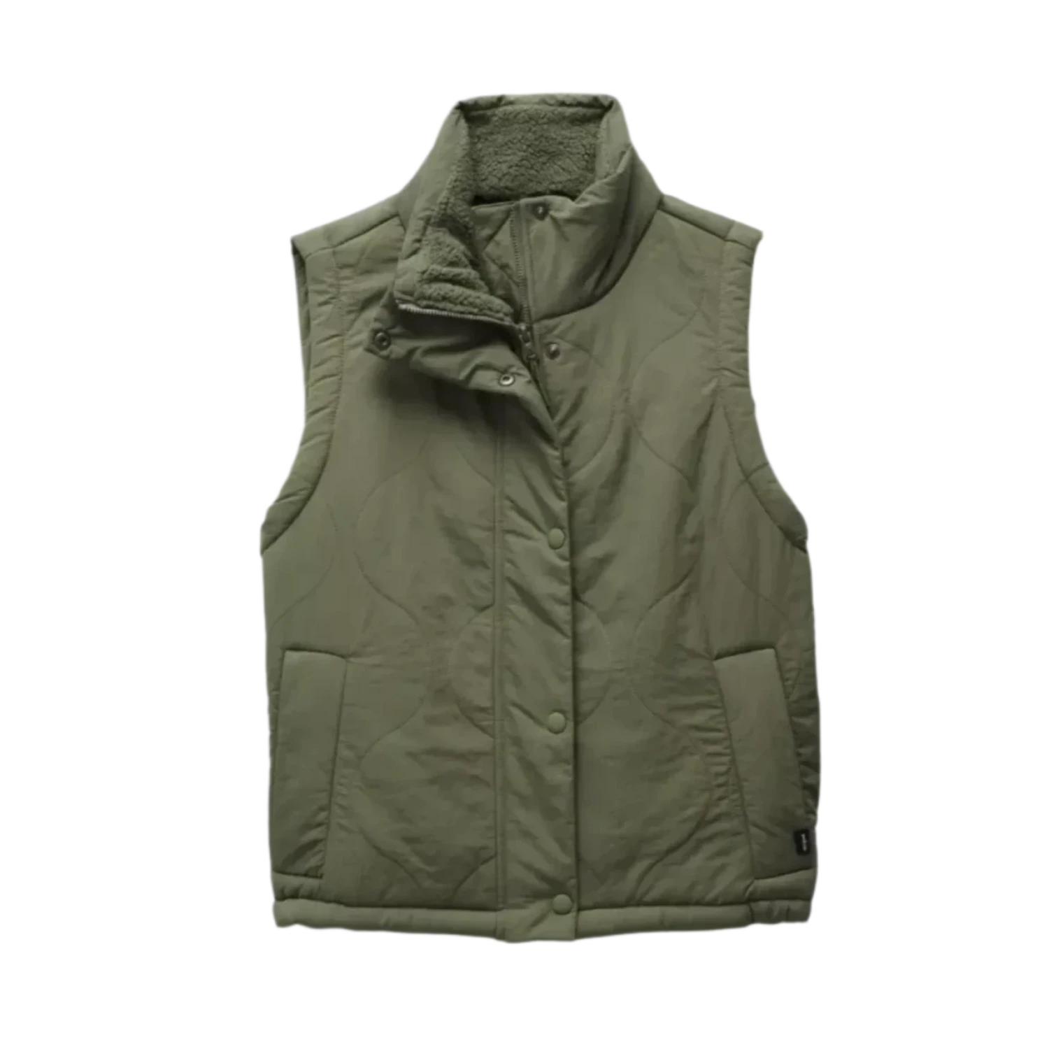 Prana 02. WOMENS APPAREL - WOMENS VEST - WOMENS VEST INSULATED Women's Encinitas Vest 300 RYE GREEN