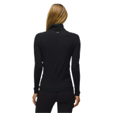 Prana 02. WOMENS APPAREL - WOMENS LS SHIRTS - WOMENS LS CASUAL Women's Foundation Rib Turtleneck 001 BLACK HEATHER