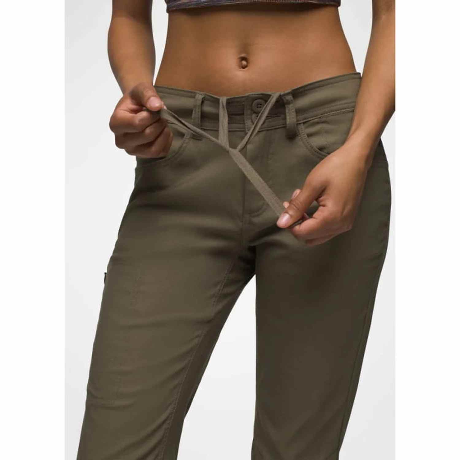 prAna 02. WOMENS APPAREL - WOMENS PANTS - WOMENS PANTS ACTIVE Women's Halle Straight Pant II 301 SLATE GREEN