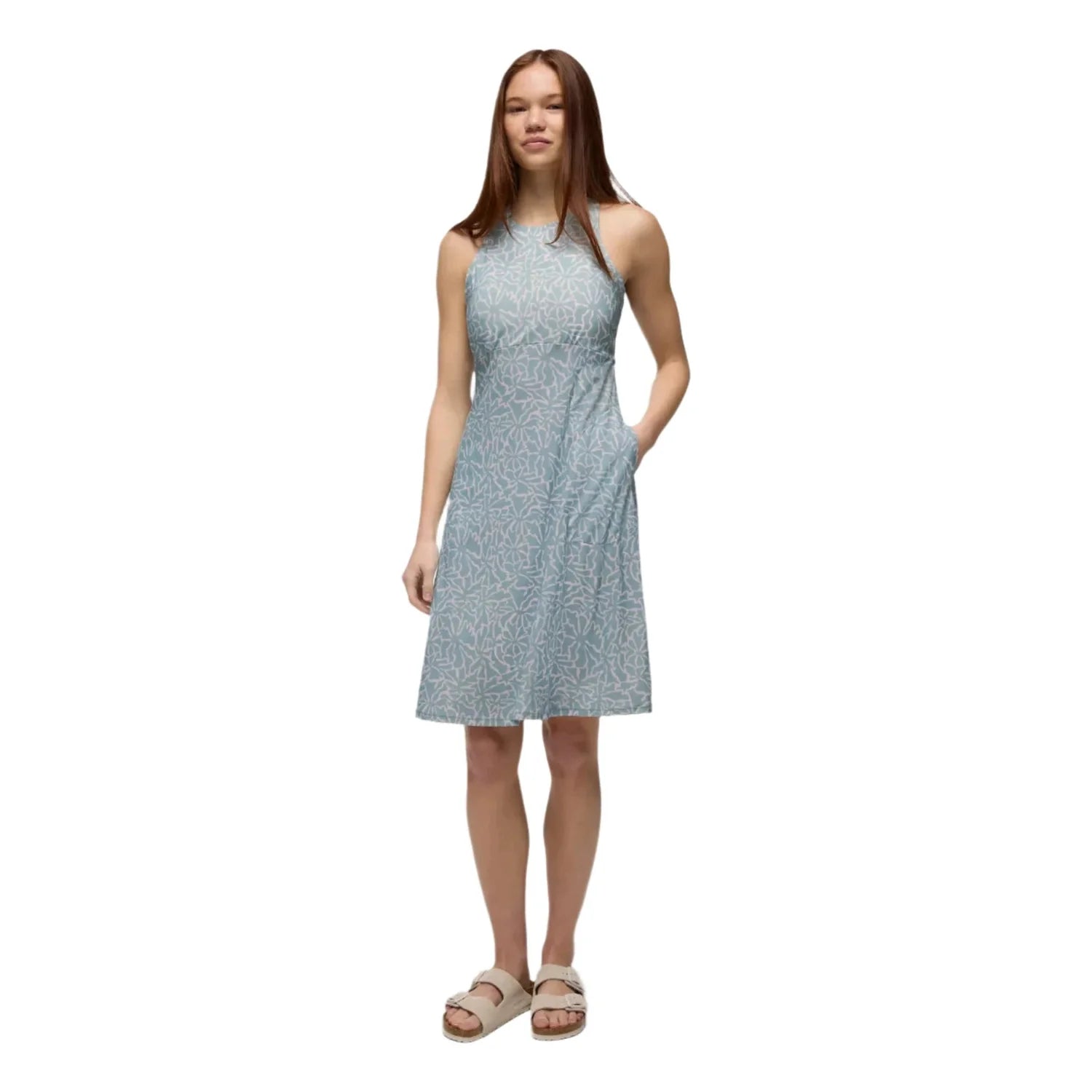 Prana 02. WOMENS APPAREL - WOMENS DRESS|SKIRT - WOMENS DRESS CASUAL Women's Jewel Lake Summer Dress 401 SALTWATER BOOGIE BLOOM