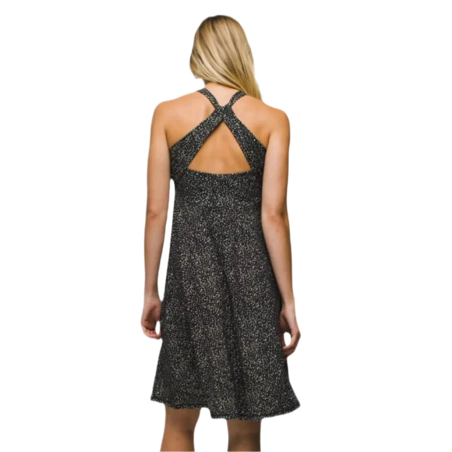 Prana 02. WOMENS APPAREL - WOMENS DRESS|SKIRT - WOMENS DRESS CASUAL Women's Jewel Lake Summer Dress 021 CHARCOAL SHARKSTOOTH