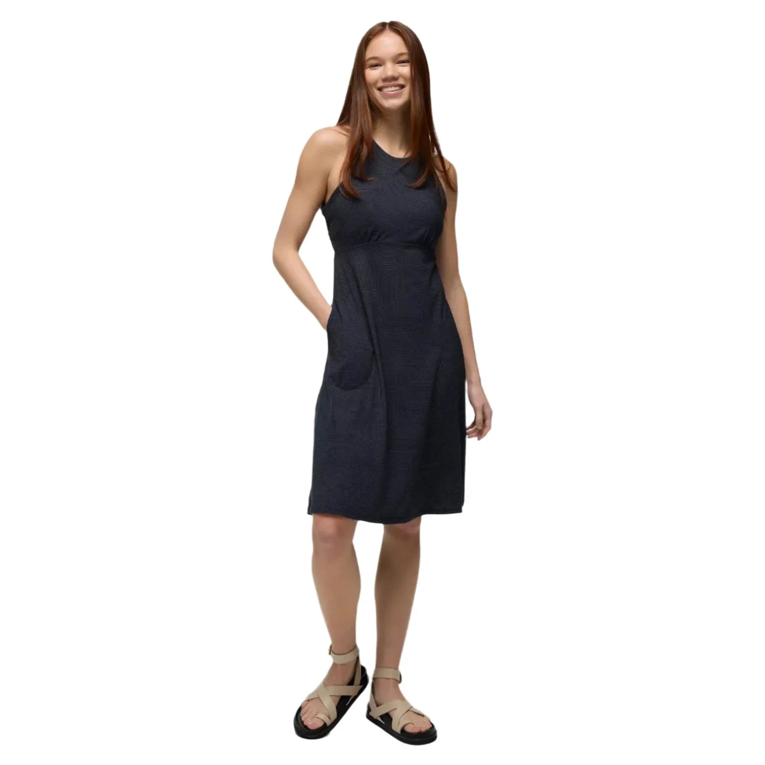 Prana 02. WOMENS APPAREL - WOMENS DRESS|SKIRT - WOMENS DRESS CASUAL Women's Jewel Lake Summer Dress 022 SHADOW LINEA