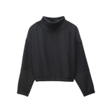 Prana 02. WOMENS APPAREL - WOMENS HOODIES|SWEATERS - WOMENS PO SWEATERS Women's Olivia Long Sleeve 020 CHARCOAL