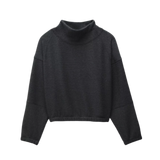 Prana 02. WOMENS APPAREL - WOMENS HOODIES|SWEATERS - WOMENS PO SWEATERS Women's Olivia Long Sleeve 020 CHARCOAL