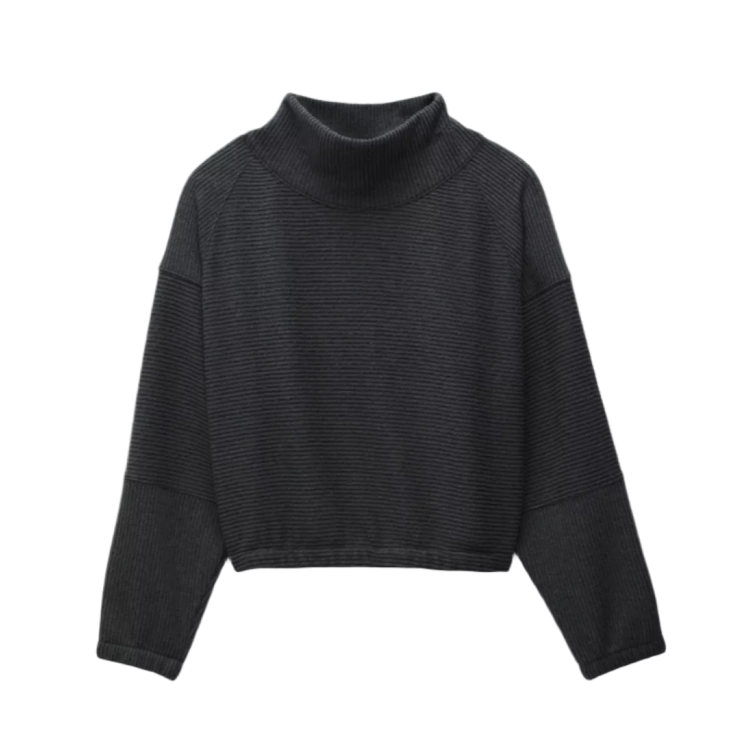 Prana 02. WOMENS APPAREL - WOMENS HOODIES|SWEATERS - WOMENS PO SWEATERS Women's Olivia Long Sleeve 020 CHARCOAL