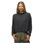 Prana 02. WOMENS APPAREL - WOMENS HOODIES|SWEATERS - WOMENS PO SWEATERS Women's Olivia Long Sleeve 020 CHARCOAL