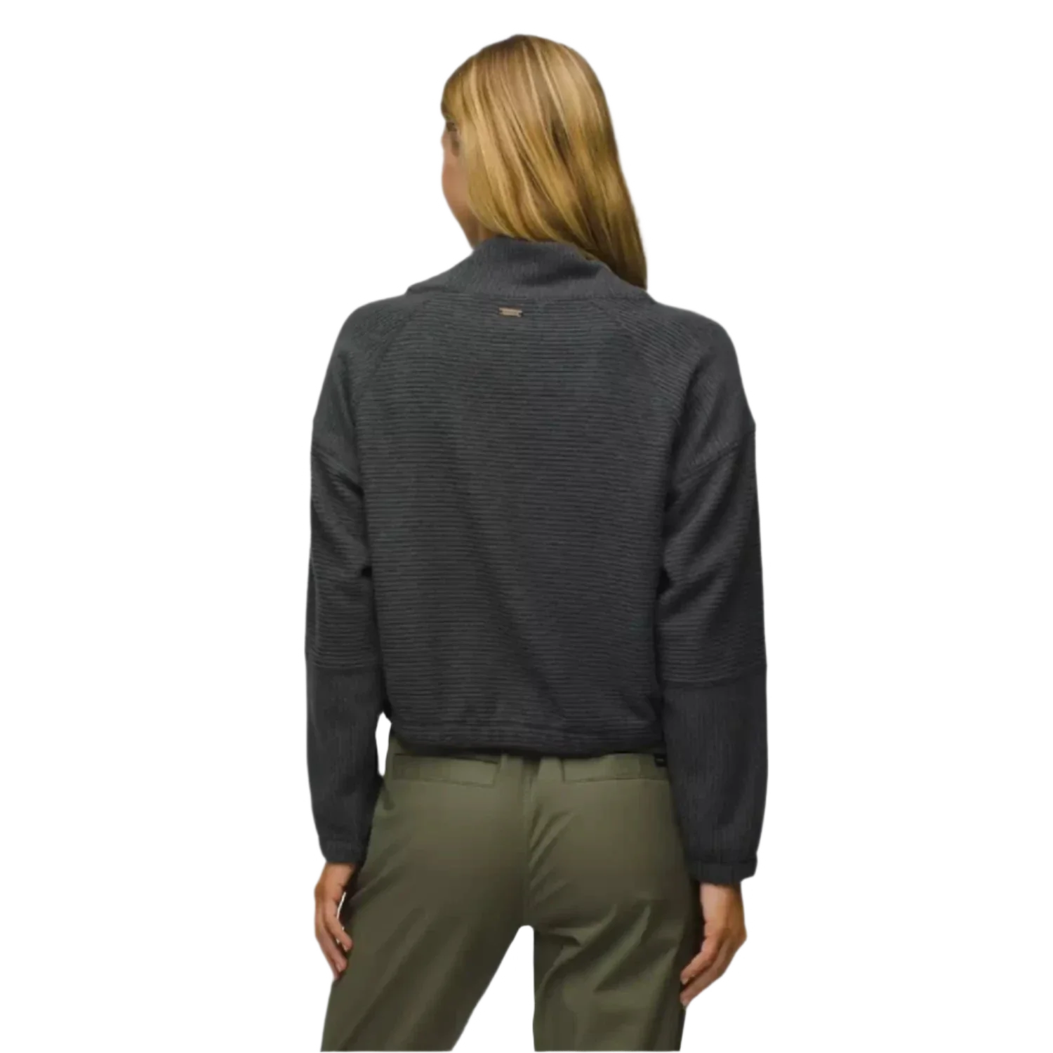 Prana 02. WOMENS APPAREL - WOMENS HOODIES|SWEATERS - WOMENS PO SWEATERS Women's Olivia Long Sleeve 020 CHARCOAL