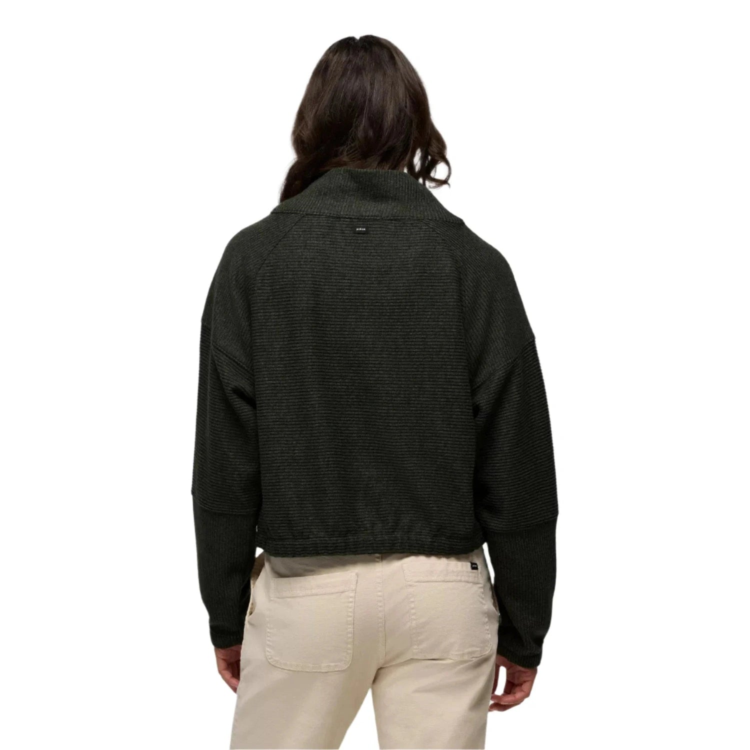 Prana 02. WOMENS APPAREL - WOMENS HOODIES|SWEATERS - WOMENS PO SWEATERS Women's Olivia Long Sleeve 301 NORI