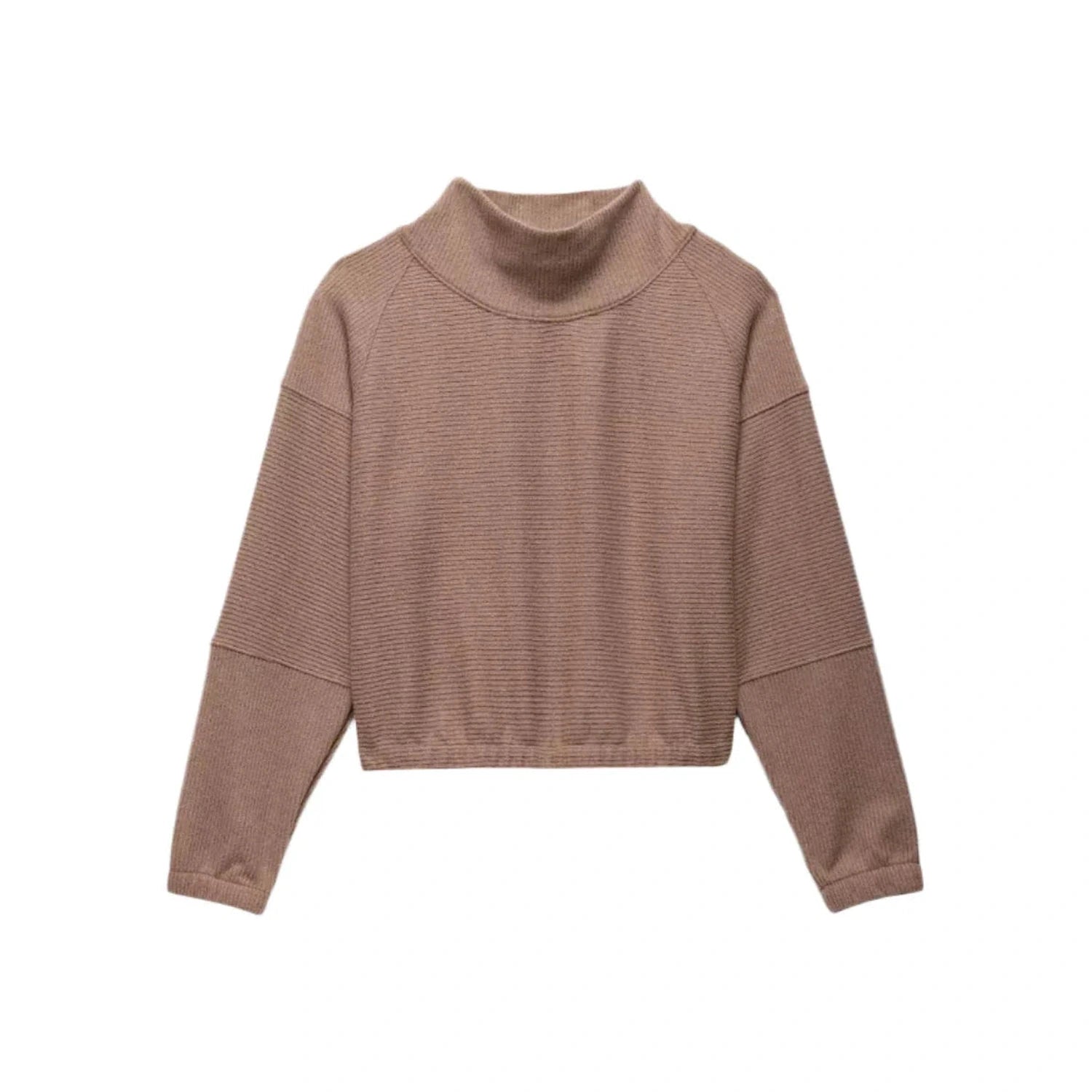 Prana 02. WOMENS APPAREL - WOMENS HOODIES|SWEATERS - WOMENS PO SWEATERS Women's Olivia Long Sleeve 200 SHROOM