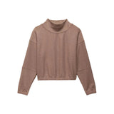 Prana 02. WOMENS APPAREL - WOMENS HOODIES|SWEATERS - WOMENS PO SWEATERS Women's Olivia Long Sleeve 200 SHROOM