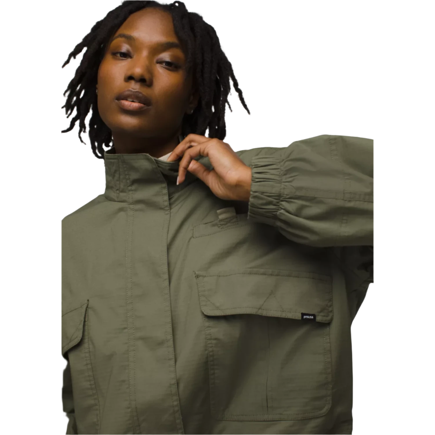 Prana 02. WOMENS APPAREL - WOMENS JACKETS - WOMENS JACKETS INSULATED Women's Palisades Ripstop Jacket 300 RYE GREEN