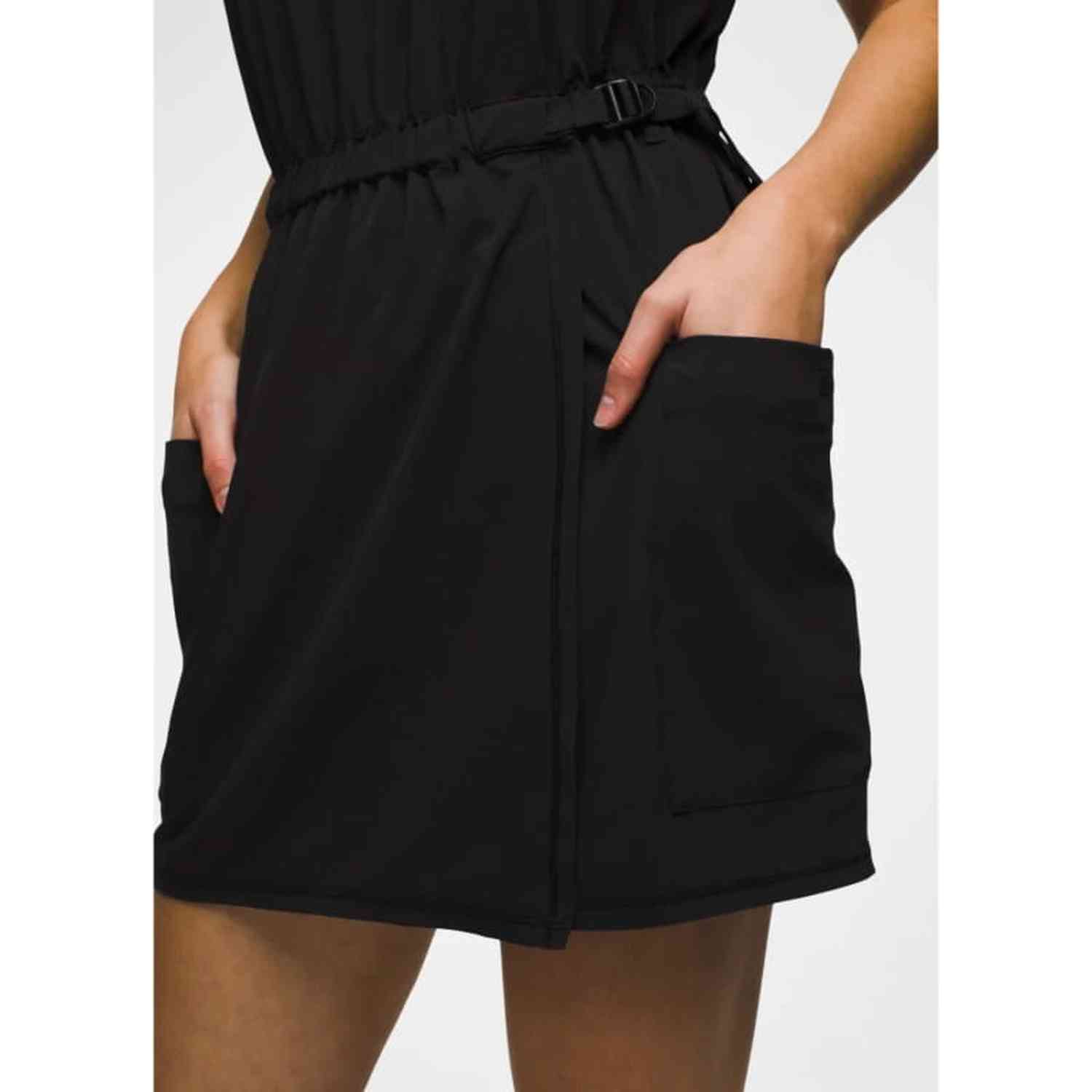 Prana 02. WOMENS APPAREL - WOMENS DRESS|SKIRT - WOMENS DRESS CASUAL Women's Railay Pocket Dress 001 BLACK