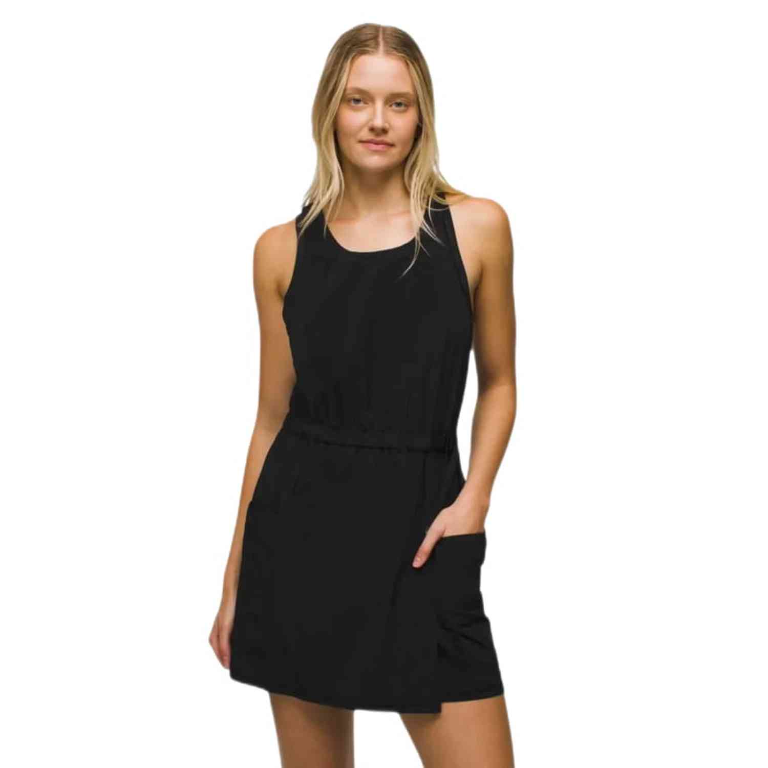 Prana 02. WOMENS APPAREL - WOMENS DRESS|SKIRT - WOMENS DRESS CASUAL Women's Railay Pocket Dress 001 BLACK