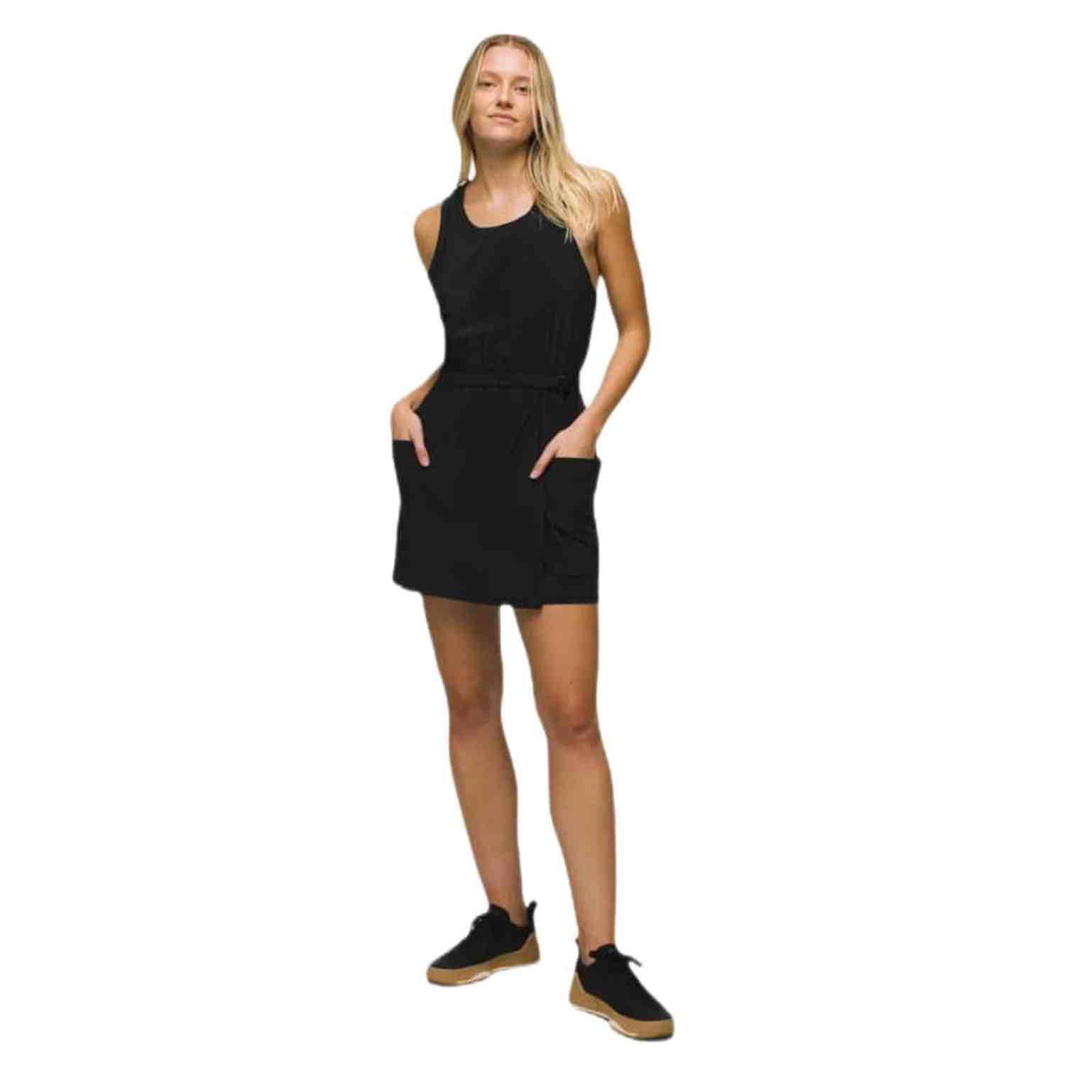 Prana 02. WOMENS APPAREL - WOMENS DRESS|SKIRT - WOMENS DRESS CASUAL Women's Railay Pocket Dress 001 BLACK