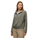 Prana 02. WOMENS APPAREL - WOMENS HOODIES|SWEATERS - WOMENS PO SWEATERS Women's Railay Pullover 303 RYE GREEN