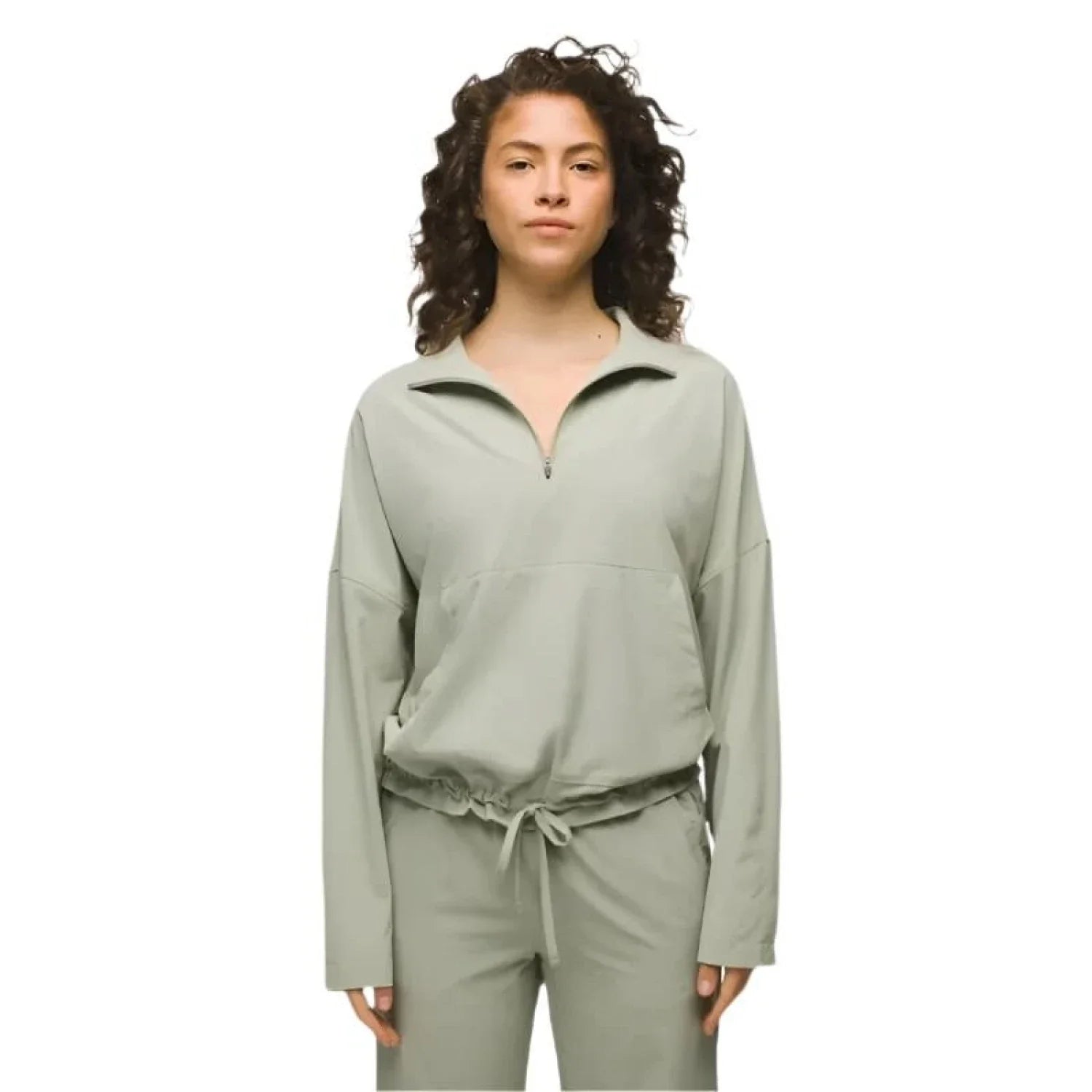 Prana 02. WOMENS APPAREL - WOMENS HOODIES|SWEATERS - WOMENS PO SWEATERS Women's Railay Pullover 302 JUNIPER GREEN