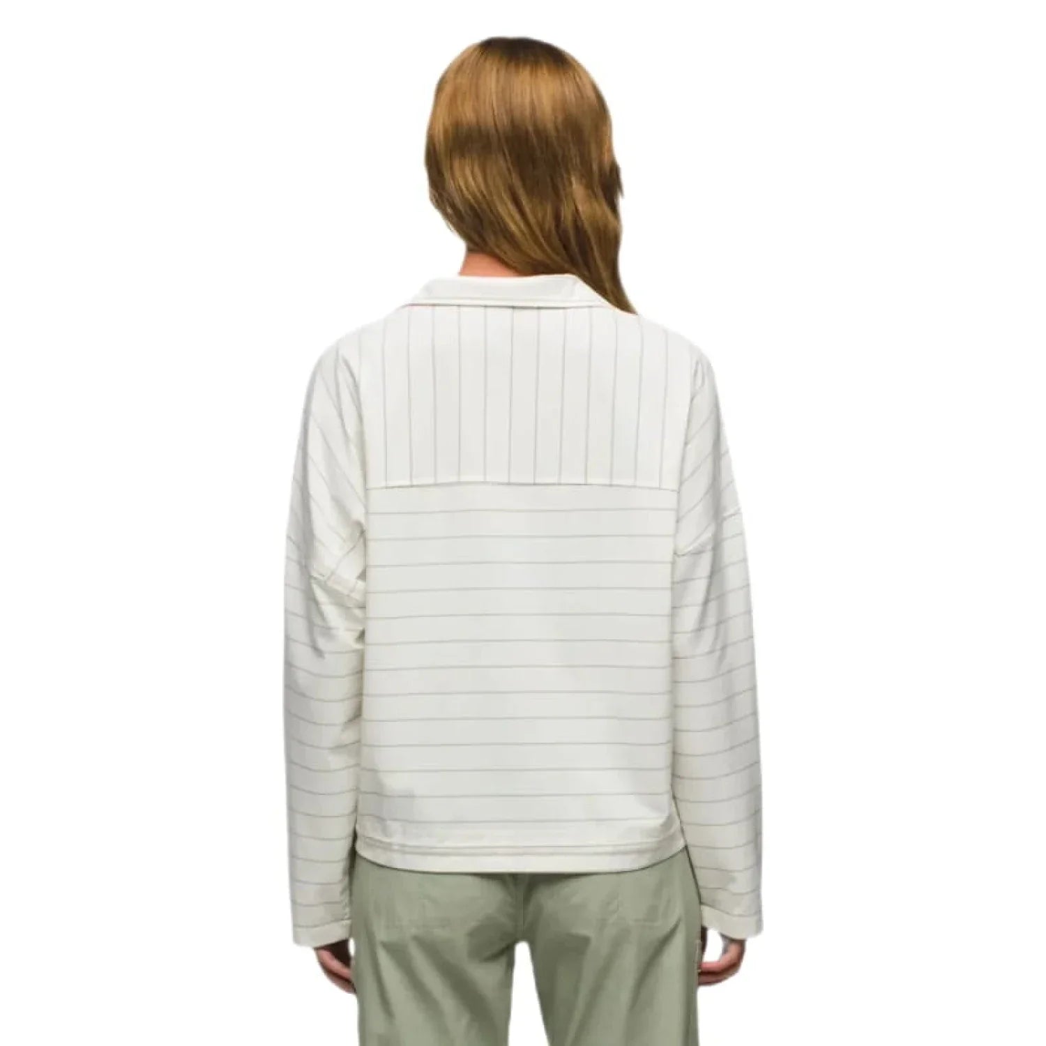 Prana 02. WOMENS APPAREL - WOMENS HOODIES|SWEATERS - WOMENS PO SWEATERS Women's Railay Pullover 250 CANVAS STRIPE