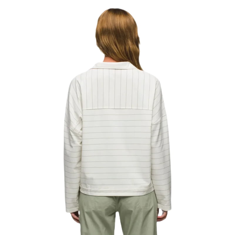 Prana 02. WOMENS APPAREL - WOMENS HOODIES|SWEATERS - WOMENS PO SWEATERS Women's Railay Pullover 250 CANVAS STRIPE