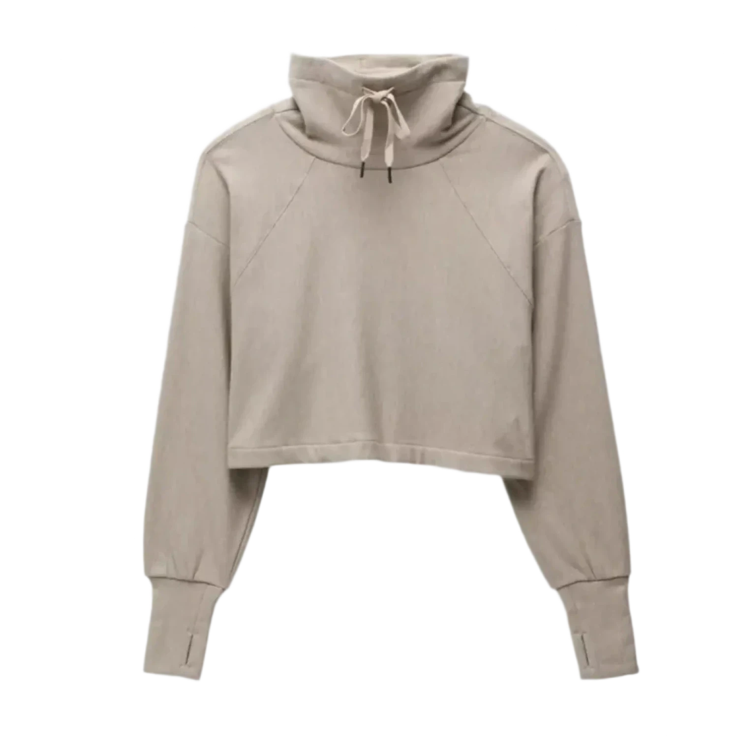 Prana 02. WOMENS APPAREL - WOMENS HOODIES|SWEATERS - WOMENS PO SWEATERS Women's Sacred Space Pullover 250 AU LAIT HEATHER