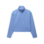 Prana 02. WOMENS APPAREL - WOMENS HOODIES|SWEATERS - WOMENS PO SWEATERS Women's Shea Half Zip 403 BLUE VIBES