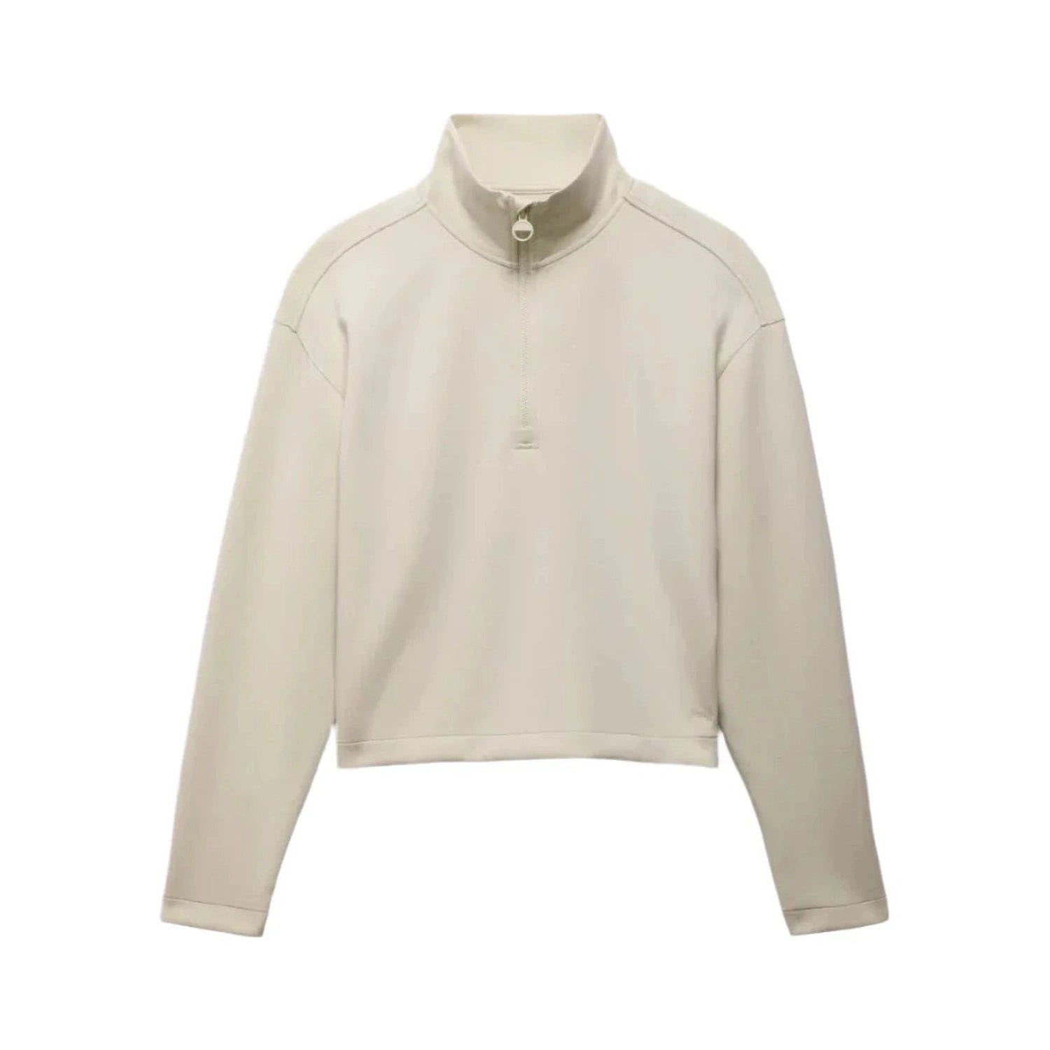 Prana 02. WOMENS APPAREL - WOMENS HOODIES|SWEATERS - WOMENS PO SWEATERS Women's Shea Half Zip 251 ALMOND II