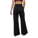 Prana 02. WOMENS APPAREL - WOMENS PANTS - WOMENS PANTS LOUNGE Women's Shea Hot Spell Wide Leg Pant 001 BLACK