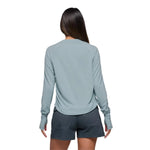 Prana 02. WOMENS APPAREL - WOMENS LS SHIRTS - WOMENS LS ACTIVE Women's Sol Searcher Long Sleeve Crew 401 SALTWATER