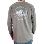 High Country Outfitters 01. MENS APPAREL - MENS T-SHIRTS - MENS T-SHIRT LS Men's HC GA Circle CC Long Sleeve PEPPER