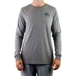 High Country Outfitters 01. MENS APPAREL - MENS T-SHIRTS - MENS T-SHIRT LS Men's HC Ga Topo Tri Long Sleeve GREY TRI