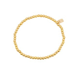 Pura Vida 10. GIFTS|ACCESSORIES - WOMENS ACCESSORIES - WOMENS JEWELRY PV Harper Round Bead Stretch Bracelet GOLD