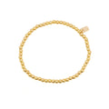 PV Harper Round Bead Stretch Bracelet Pura Vida - GOLD