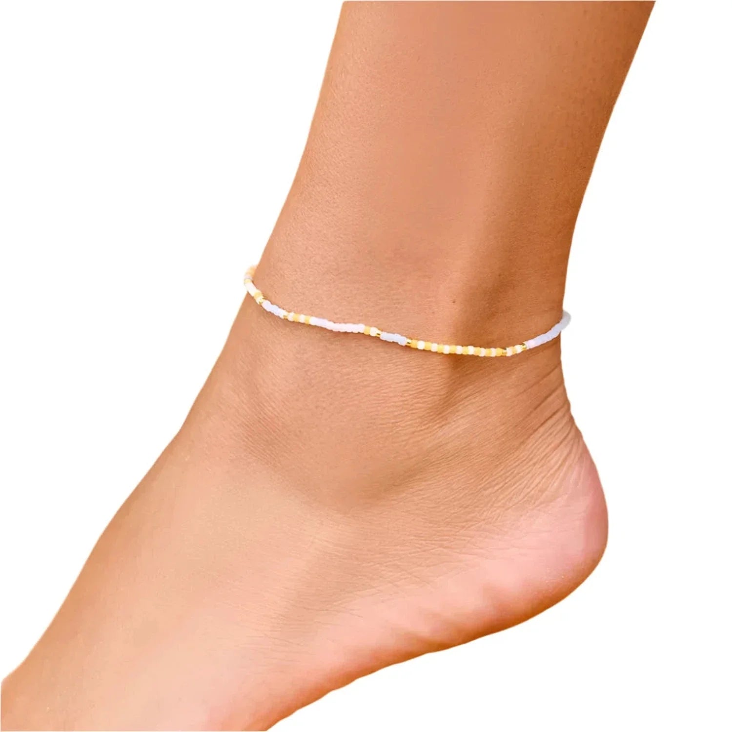 Pura Vida 10. GIFTS|ACCESSORIES - WOMENS ACCESSORIES - WOMENS JEWELRY PV Stretch Anklet SUNSET BEACH
