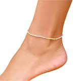 Pura Vida 10. GIFTS|ACCESSORIES - WOMENS ACCESSORIES - WOMENS JEWELRY PV Stretch Anklet SUNSET BEACH