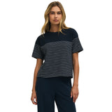 Z Supply 02. WOMENS APPAREL - WOMENS SS SHIRTS - WOMENS SS CASUAL Women's Harbor Striped Shirt ECP ECLIPSE