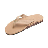 RAINBOW 04. MENS FOOTWEAR - MENS SANDALS - MENS SANDALS CASUAL Men's 302 Leather Flip SIERRA BROWN (SRBR)